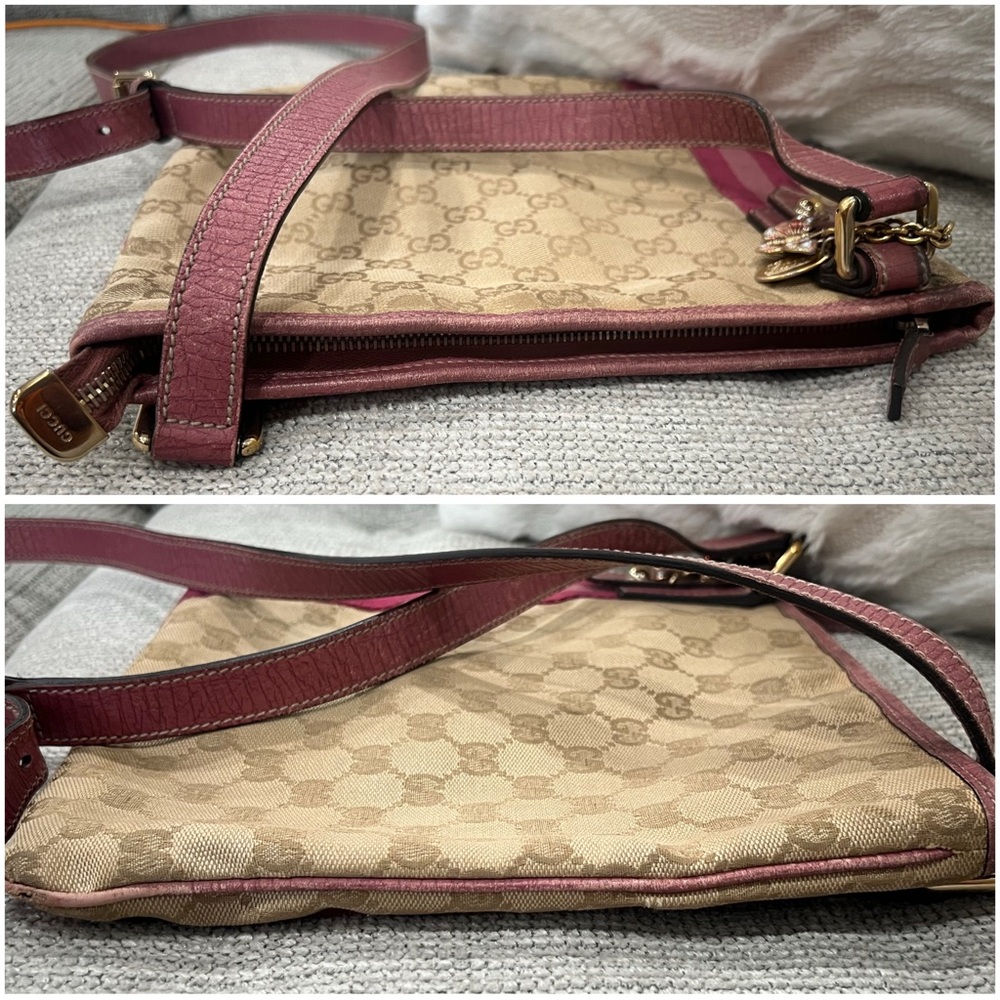 Gucci Monogram Web Jolicoeur Messenger  Crossbody Bag - Picture 4 of 11